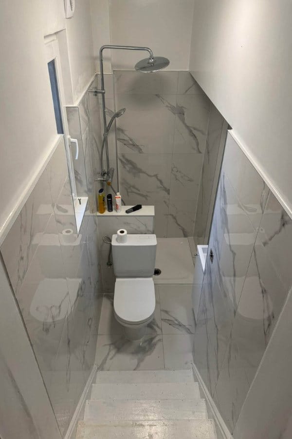 Installation sanitaires + douche